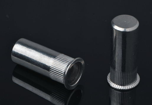 Steel Stainless Steel Capitis Knurled corpus Rivet Nuces clausa finem type