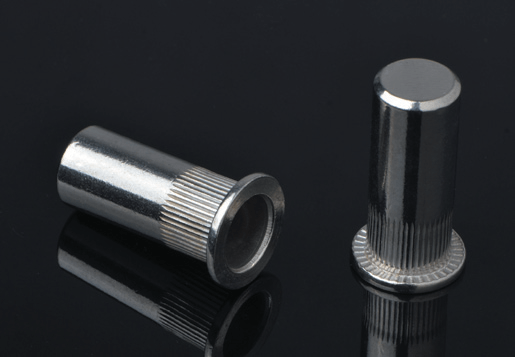 Aliquam Steel Plana Caput Knurled Corpus Rivet Nucis clausa finis type