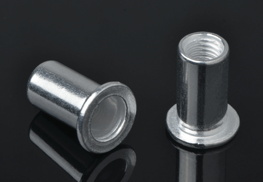 Aluminium plana caput per corpus patet Rivet nut aperto genus