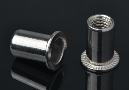 Steel plana caput per corpus Rivet Nucis Nucis