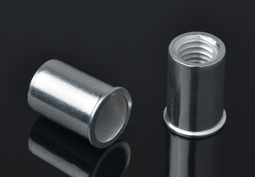 Aluminium redigere caput per corpus patet Rivet nut aperto genus