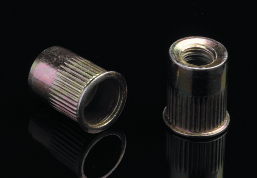 Steel US Latin Redigo caput Knurled Corpus Rivet Nucis Nun Open Type
