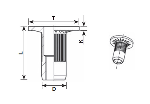 Big Flange Flat Duis Rivet Nucis Nucis Books